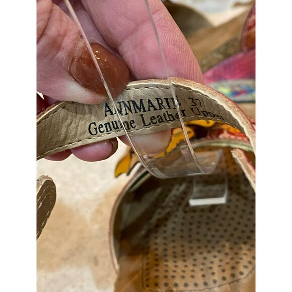 L'Artiste Women's Annmarie Ankle Strap Sandal Size 37 (7) - Picture 7 of 10